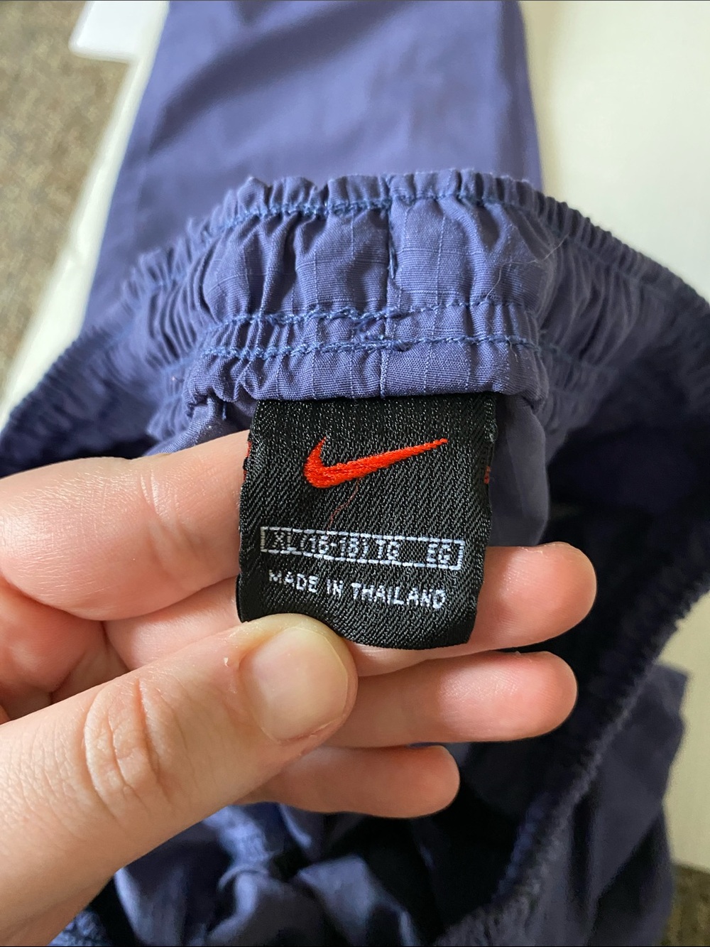 Y2K Nike Girls XL (16-18) Blue Track Pants - Picture 3 of 5